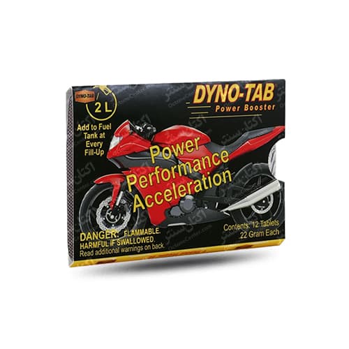 داینو تب پاور موتورسیکلت 12 عددی | پاور پرفورمنس اکتان بوستر Dyno-tab — تصویر ۵