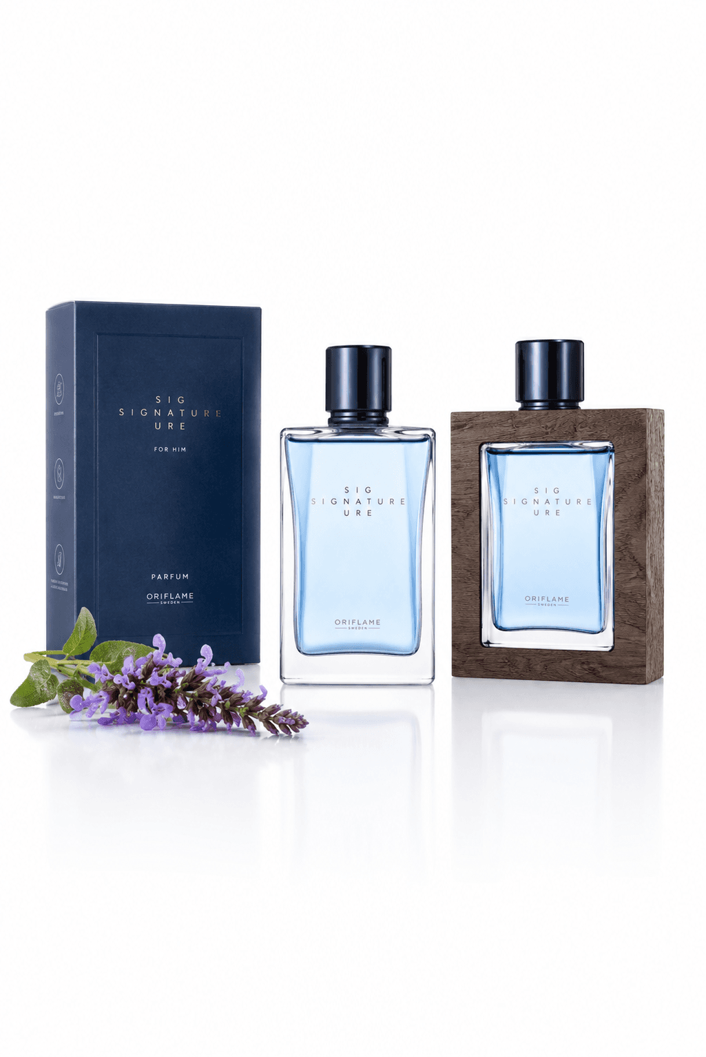 عطر مردانه سیگنیچر فور هیم اوریفلیم 75 میل | قاب چوبی — تصویر ۲