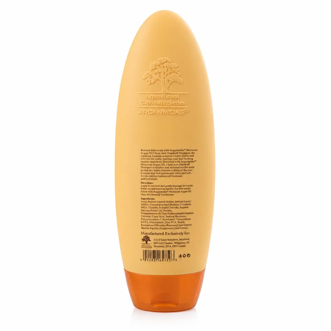 شامپو ضد شوره آرگان میداس Shampoo Argan Oil Moroccan Clean Anti Dandruff ARGAN MIDAS — تصویر ۲