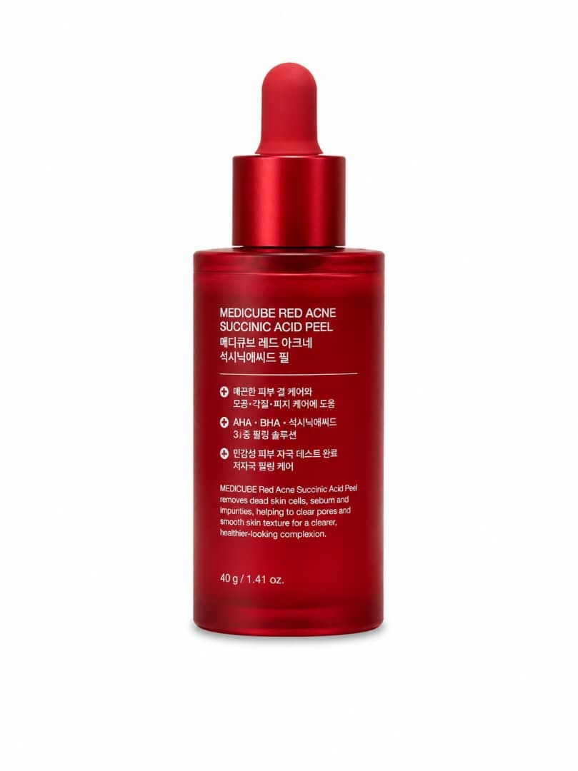 پلینگ اسید ضد جوش مدی کیوب SUCCINIC ACID PEEL MIDICUBE RED ACNE — تصویر ۲