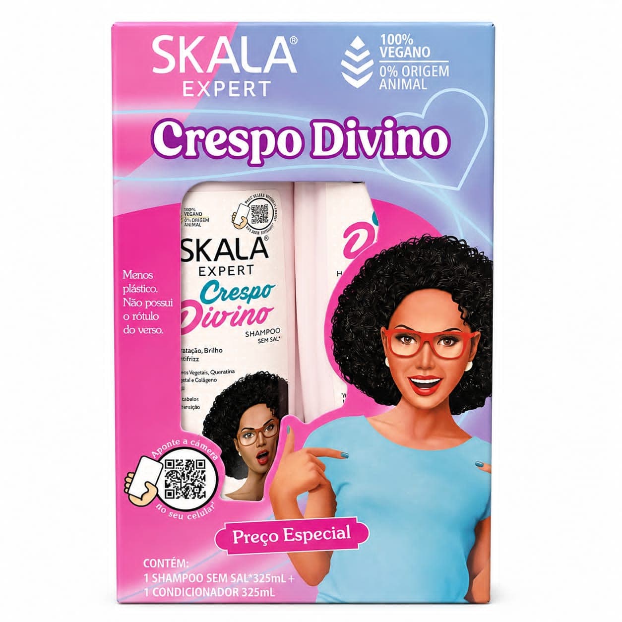 شامپو و نرم کننده کراتین و کلاژن اسکالا SHAMPOO & CONDICIONADOR Crespo Dwino SKALA — تصویر ۲