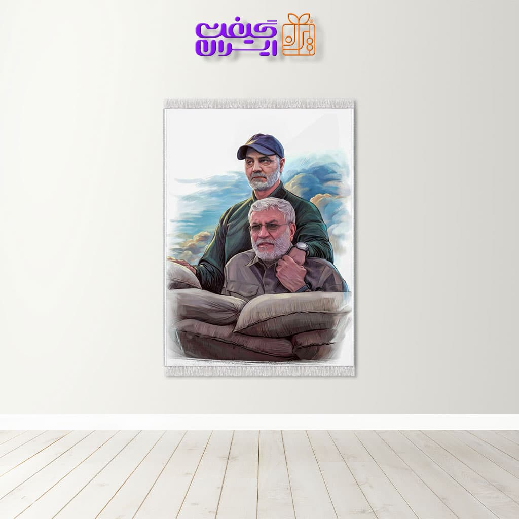 تابلو فرش طرح سردار کد 15037
