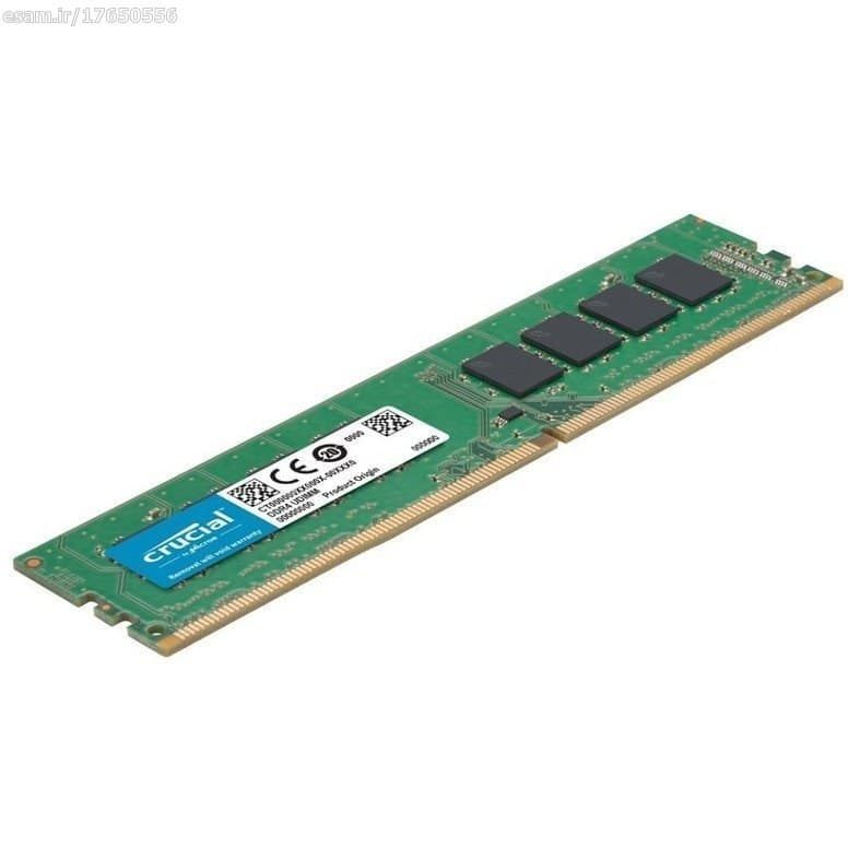 رم کامپیوتر کروشیال CRUCIAL مدل DDR4 16GB 2400MHz