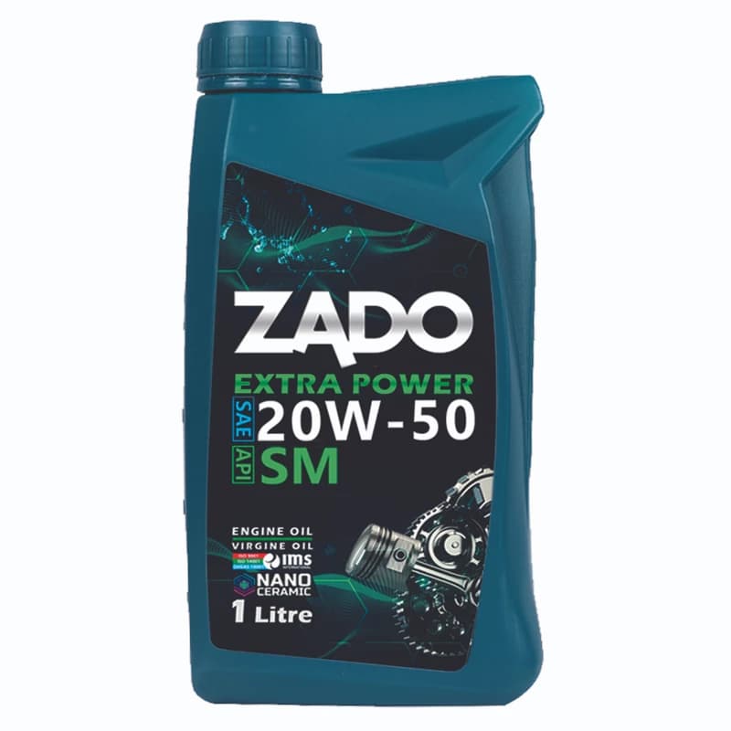 روغن موتور خودرو زادو مدل 20W50-SM-16000 EXTERA POWER حجم 1 لیتر