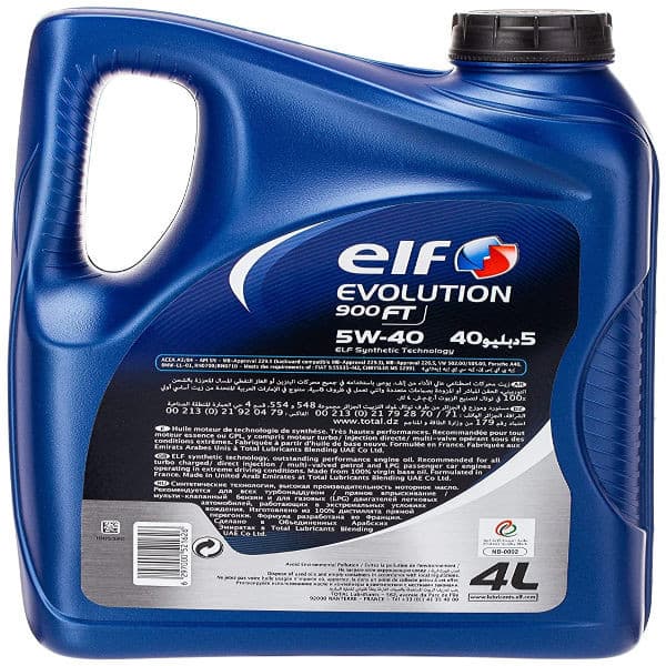 روغن موتور خودرو الف مدل Evolution 900 FT 5W-40 حجم 4 لیتر — تصویر ۲