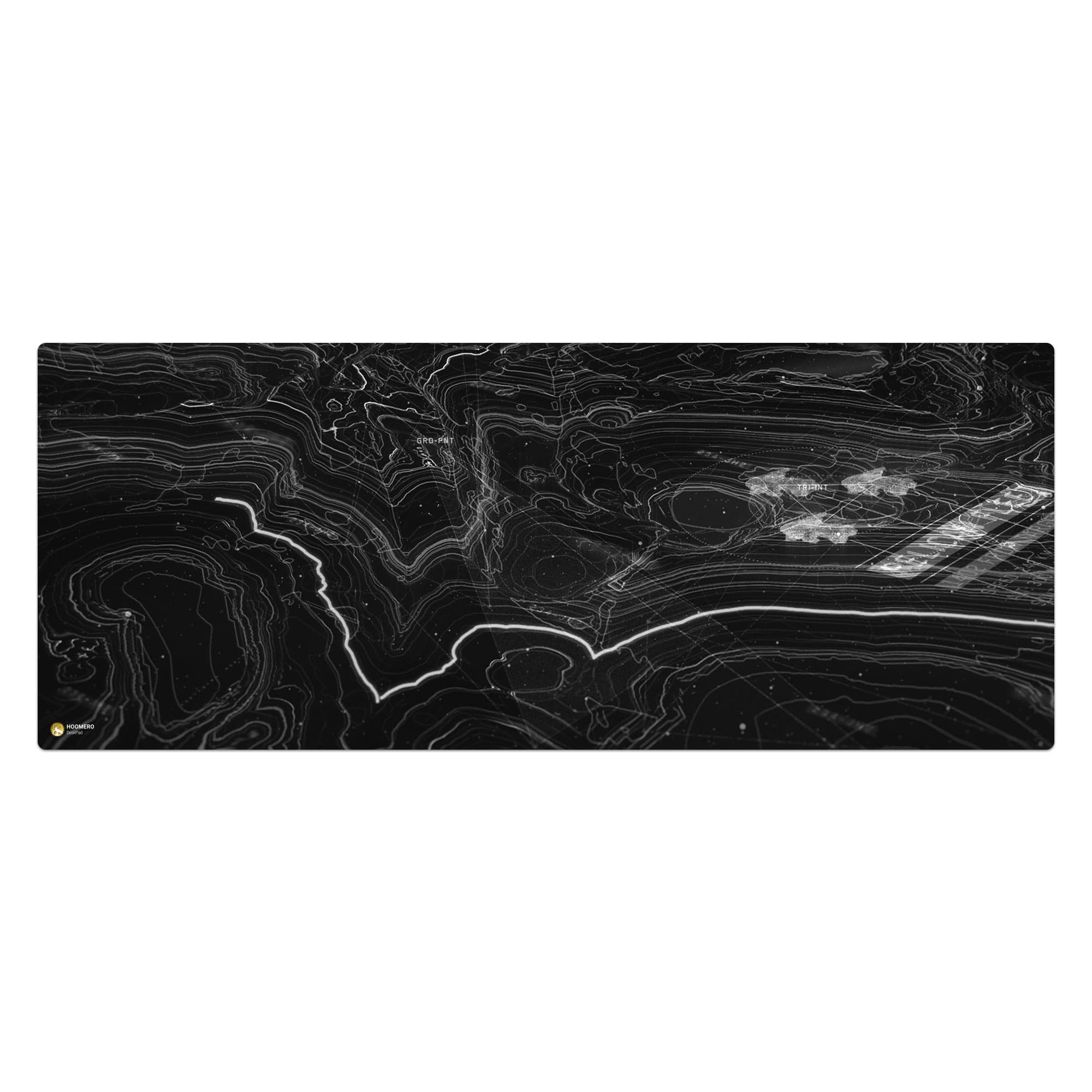 دسک پد هومرو مدل HX165 طرح توپوگرافی سایز 40×100 سانتی‌متر