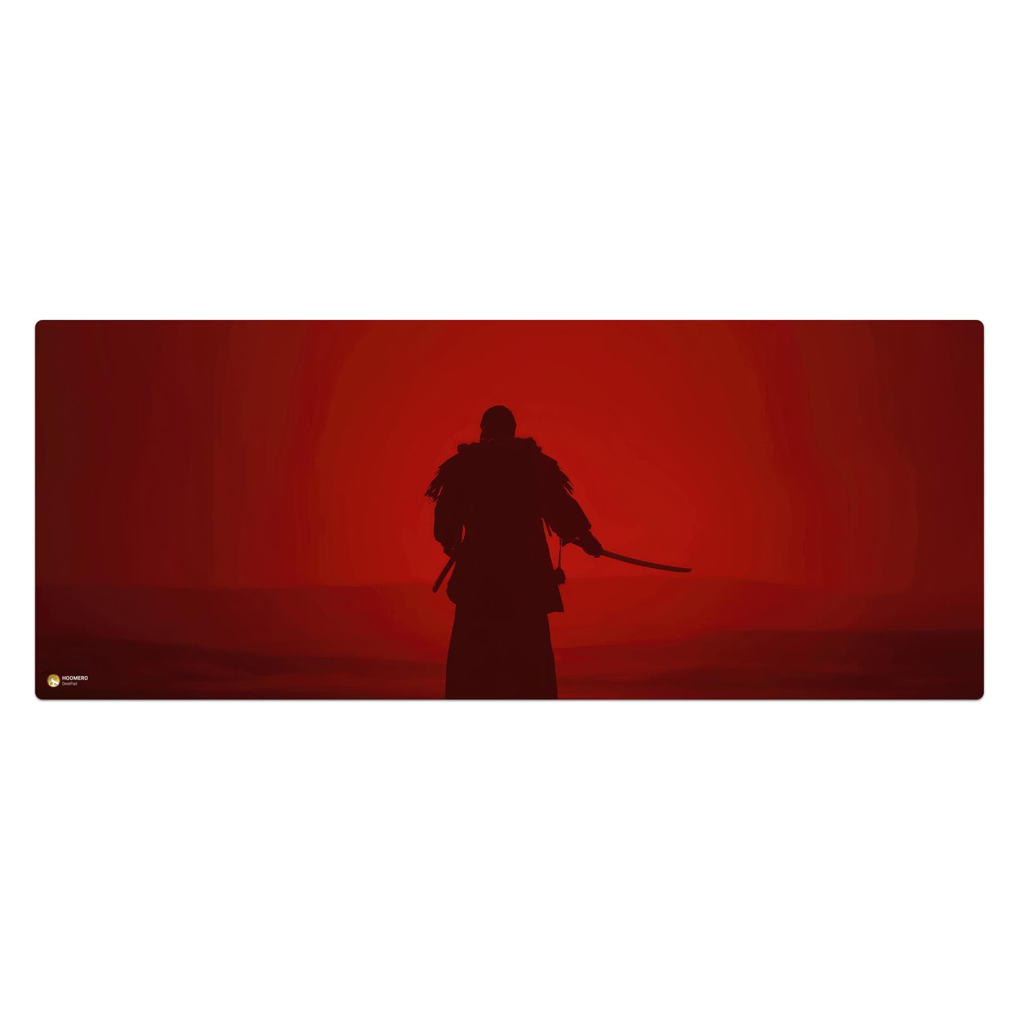 دسک پد هومرو مدل HX189 طرح Ghost of Tsushima سایز 40×100 سانتی‌متر