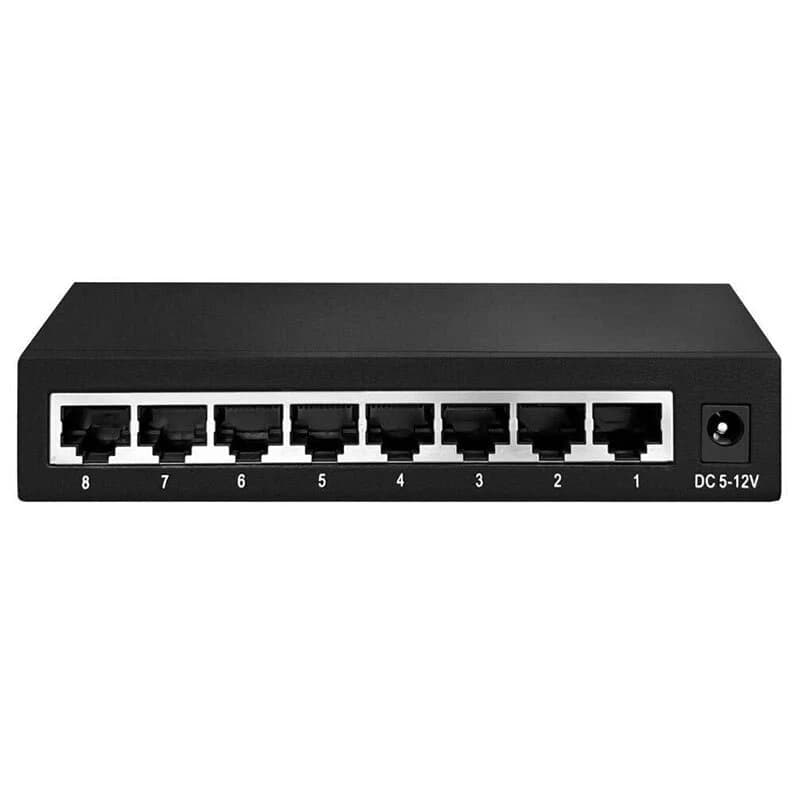 سوئیچ شبکه 8 پورت کیوپلاس مدل PL-SG8000 — تصویر ۲