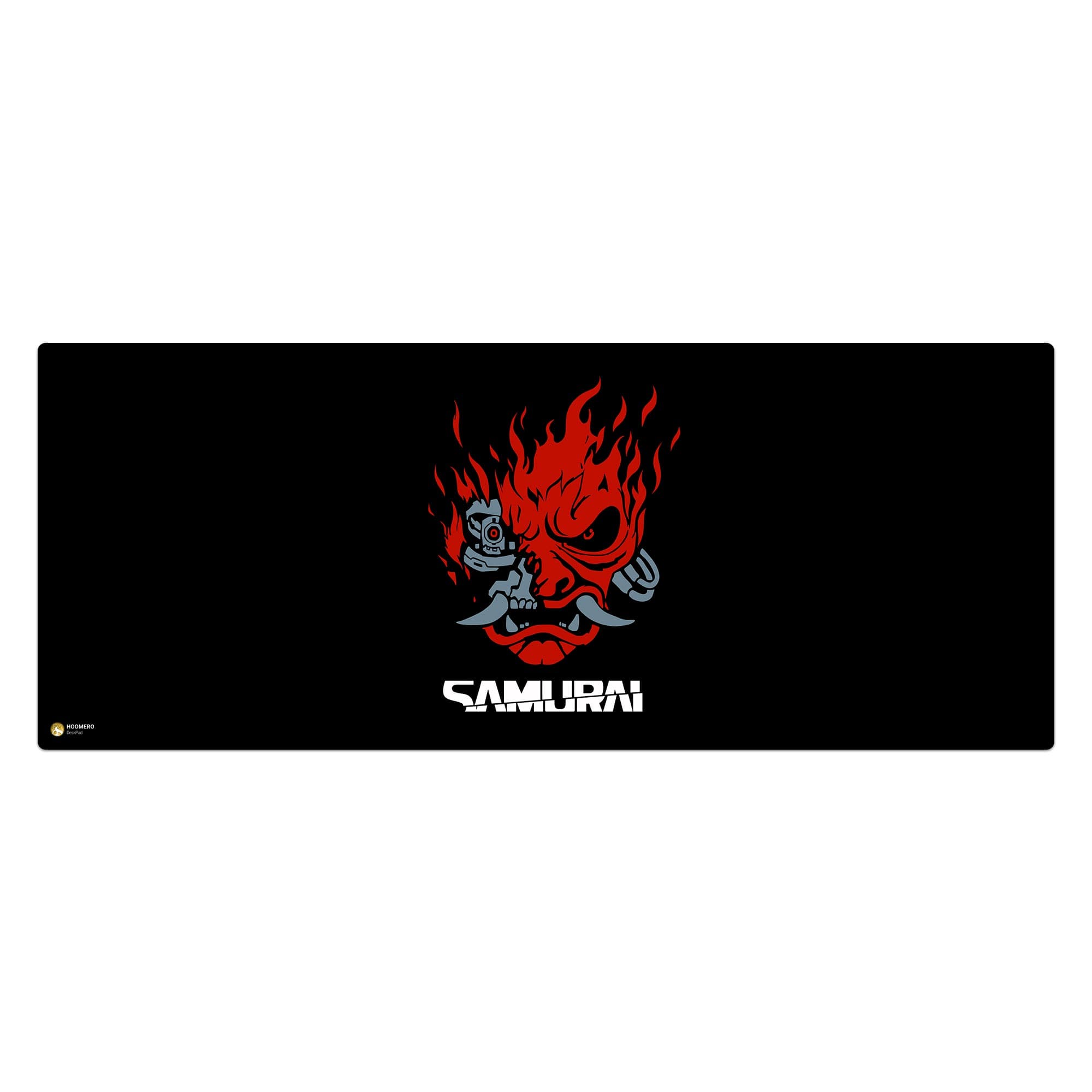 دسک پد هومرو مدل HX219 طرح سایبرپانک Samurai سایز 40×100 سانتیمتر