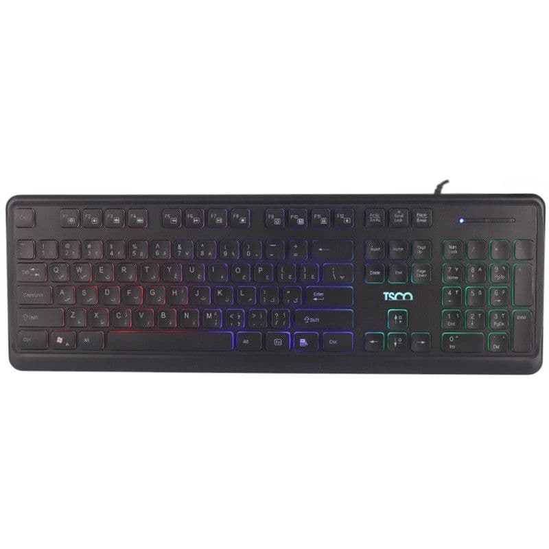 کیبورد تسکو مدل TK8046 با سیم نورپردازی RGB — تصویر ۶