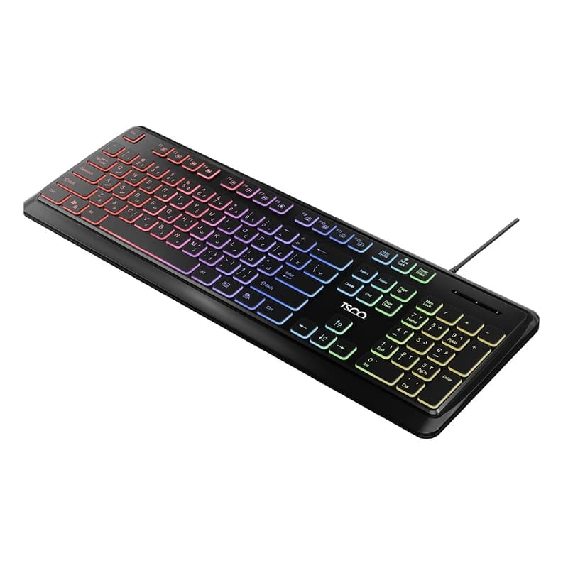 کیبورد تسکو مدل TK8046 با سیم نورپردازی RGB — تصویر ۱۰
