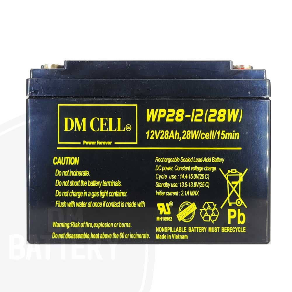 باتری 12 ولت 28 آمپر-DMCELL