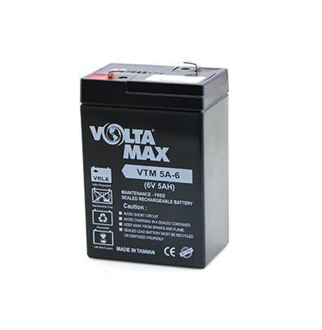 باتری 6 ولت 6 آمپر-لیتیوم-VOLTA MAX