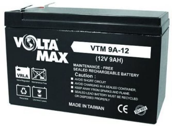 باتری 12 ولت 9 آمپر-لیتیوم-VOLTA MAX