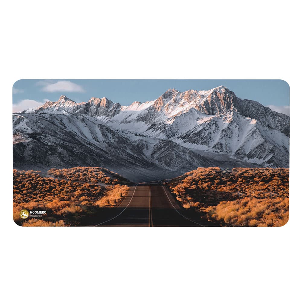 دسک پد هومرو مدل MX1083 طرح کوهستان و جاده سایز 40×75 سانتی‌متر