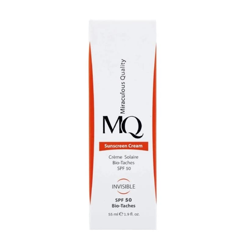 کرم ضد آفتاب و ضد لک بی رنگ ام کیو مدل بایو تچ SPF50 — تصویر ۳