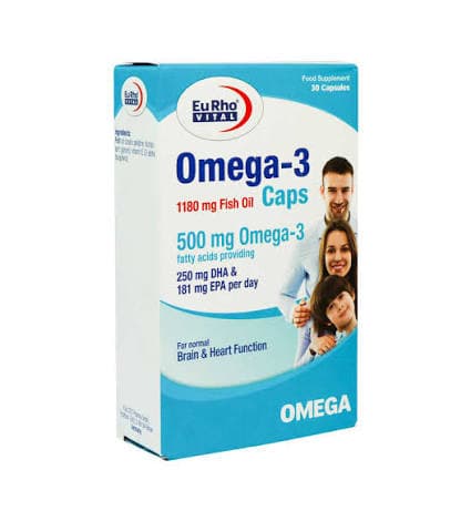 کپسول سافت ژل امگا 3 یوروویتال