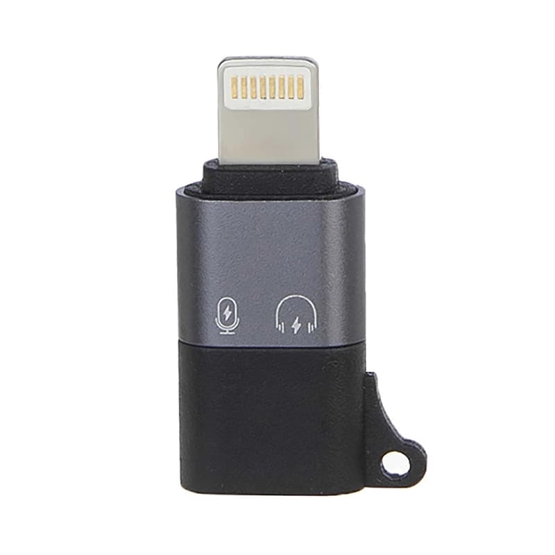 میکروفن یقه ای بی سیم مدل K9 Type-C با تبدیل Lightning (تک میکروفون) — تصویر ۳