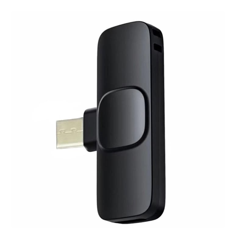 میکروفن یقه ای بی سیم مدل K9 Type-C با تبدیل Lightning (تک میکروفون) — تصویر ۴