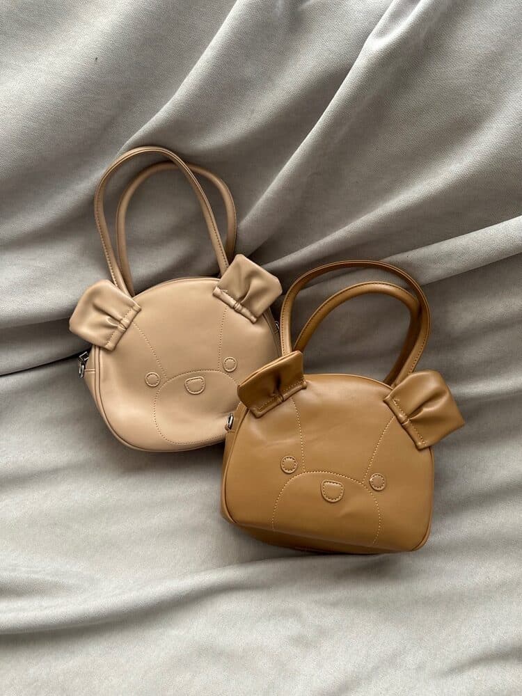 کیف خرسی چرم بزرگ — تصویر ۲