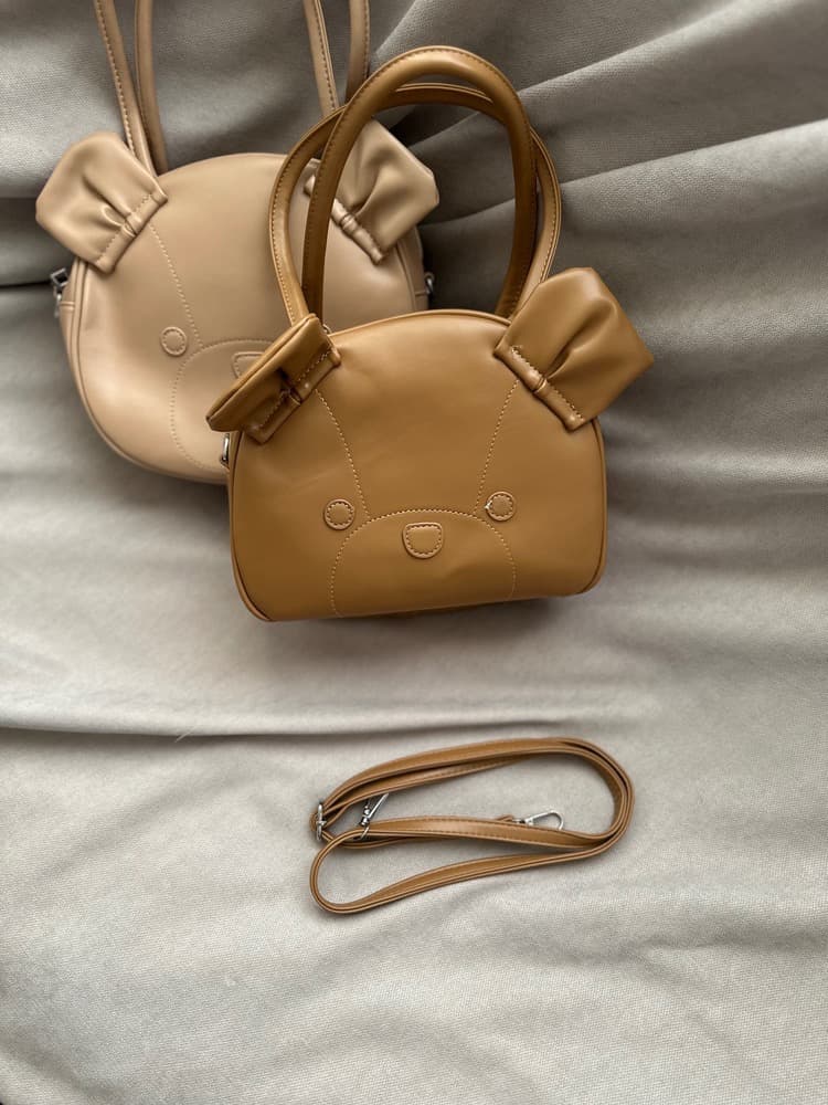 کیف خرسی چرم بزرگ — تصویر ۳