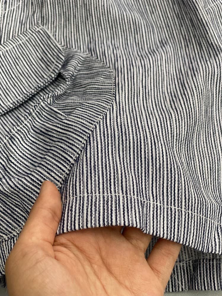 شلوارک پارچه ای راه راه 7503 — تصویر ۵
