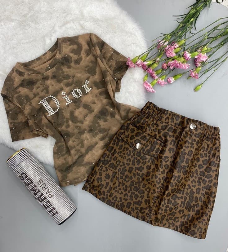کراپ پلنگی Dior