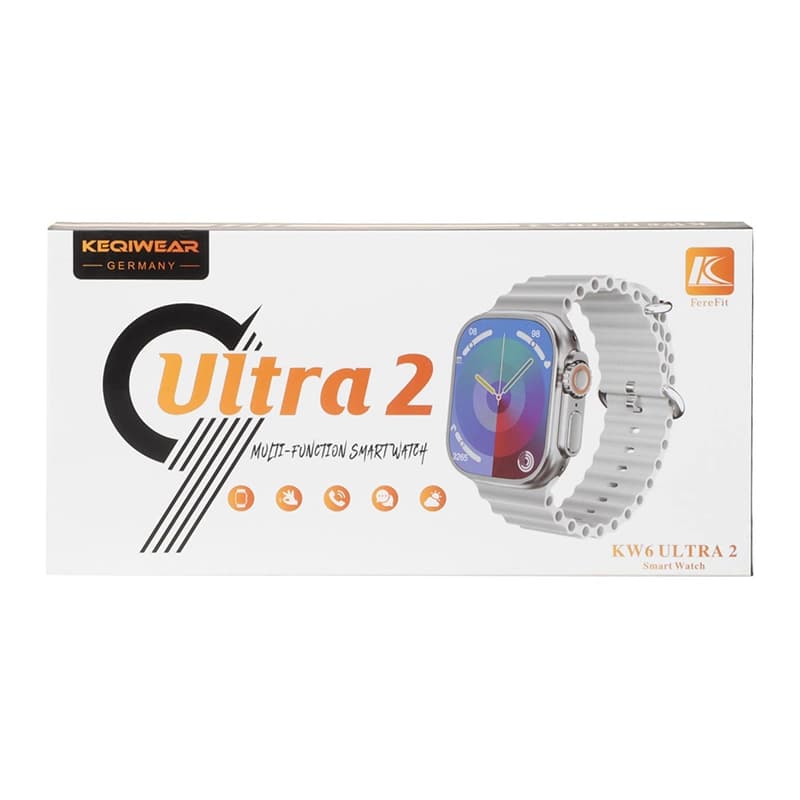 ساعت هوشمند مدل Keqiwear Kw6 Ultra 2 (مشکی) — تصویر ۲