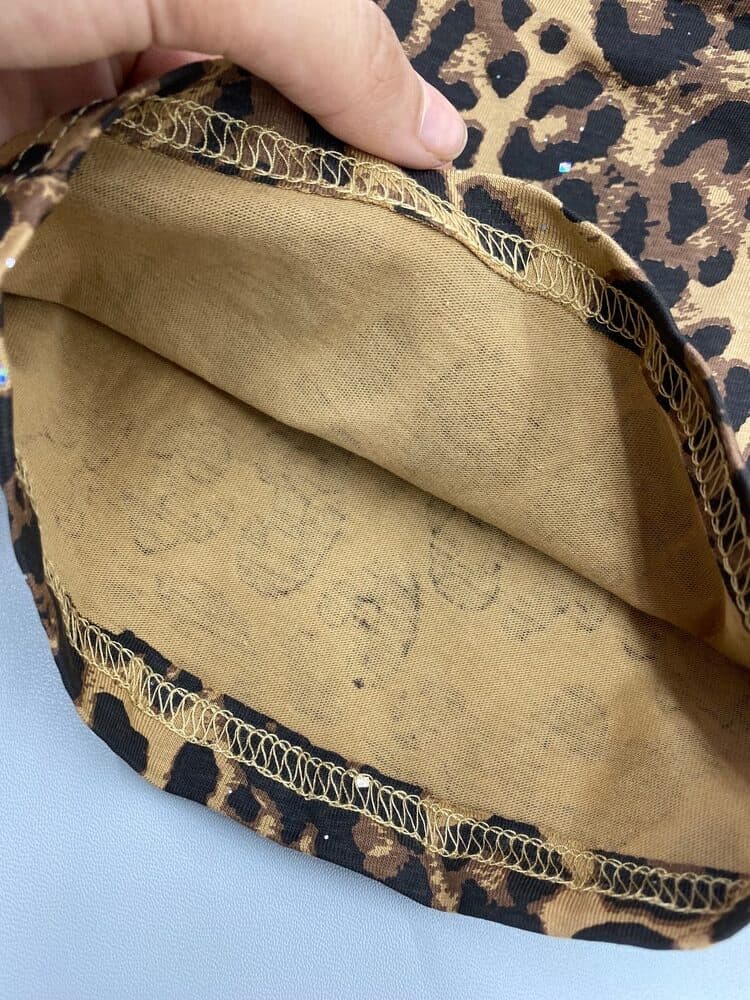 تیشرت و شلوار پلنگی سه گل — تصویر ۵