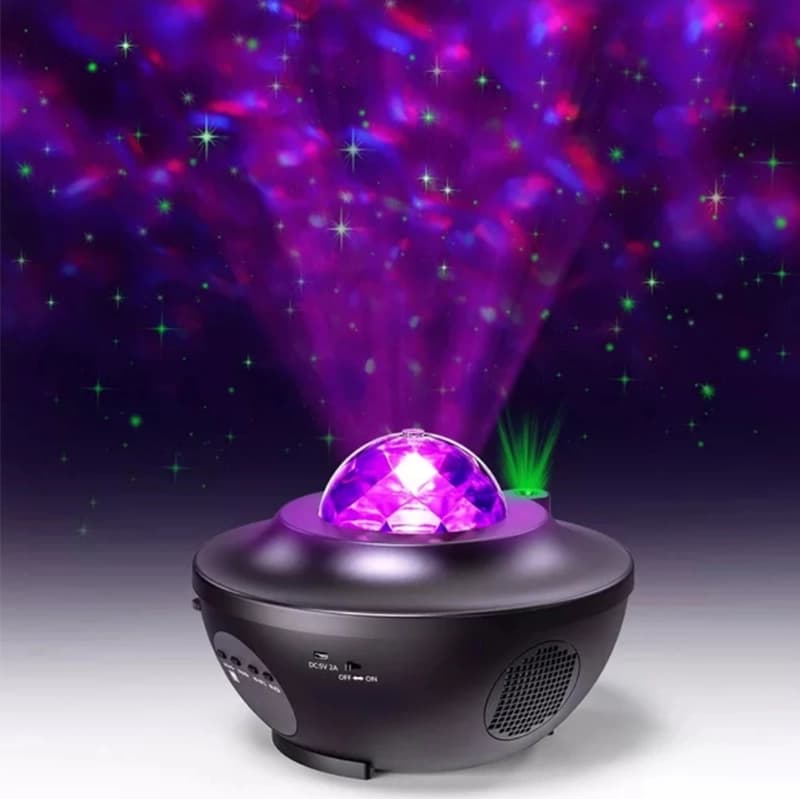 پروژکتور رقص نور کهکشانی و اسپیکر مدل Starry Projector — تصویر ۴