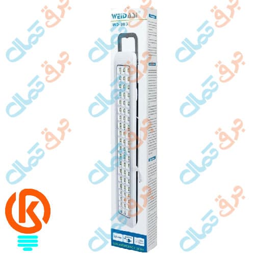 چراغ اضطراری 60 لامپ ویداسی | کد 883
