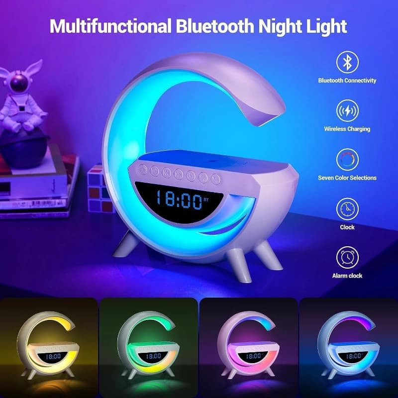 اسپیکر بلوتوثی G مدل BT-3401 (دارای شارژر وایرلس) — تصویر ۴