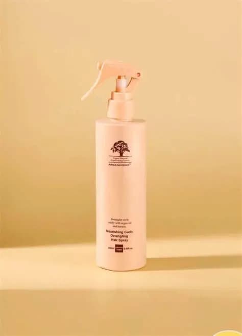 اسپری گره بازکن موی فر آرگان میداس Nourishing Curls Detailing Hair Spray Argan Midas