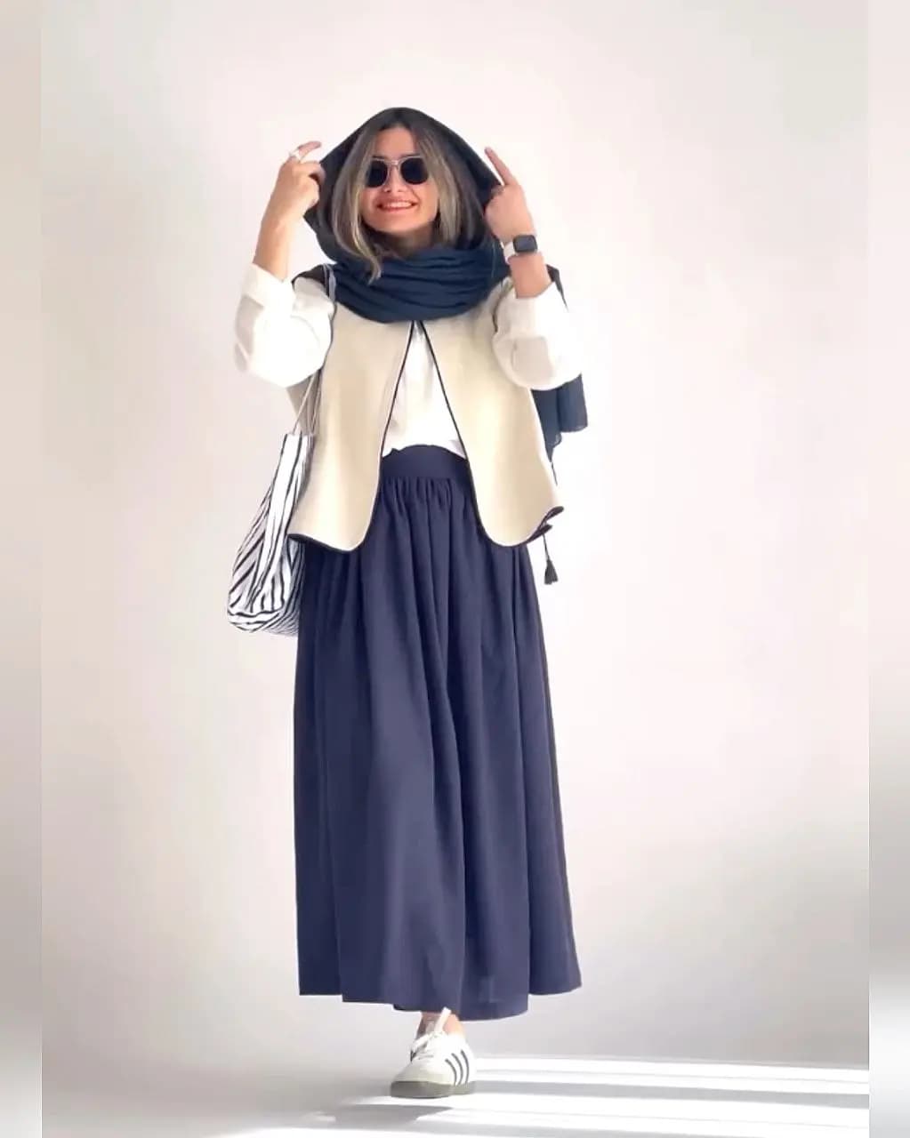 ست دوتیکه وست و دامن زارا مدل سرمه