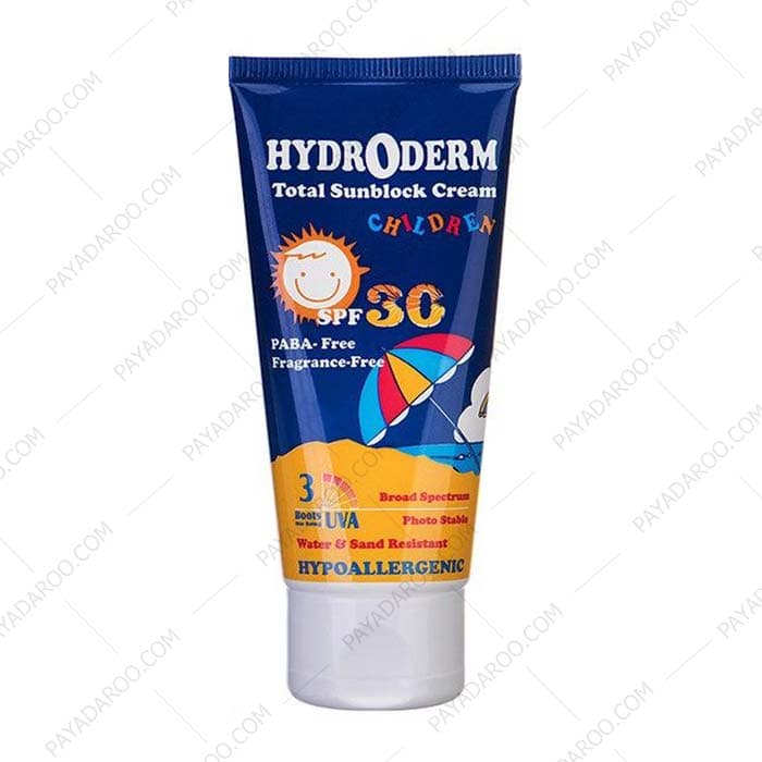 کرم ضد آفتاب کودکان هیدرودرم SPF30 — تصویر ۷