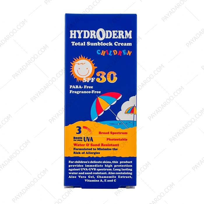 کرم ضد آفتاب کودکان هیدرودرم SPF30 — تصویر ۸