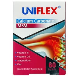 یونی فلکس uniflex تعداد در بسته ۶۰ عدد
