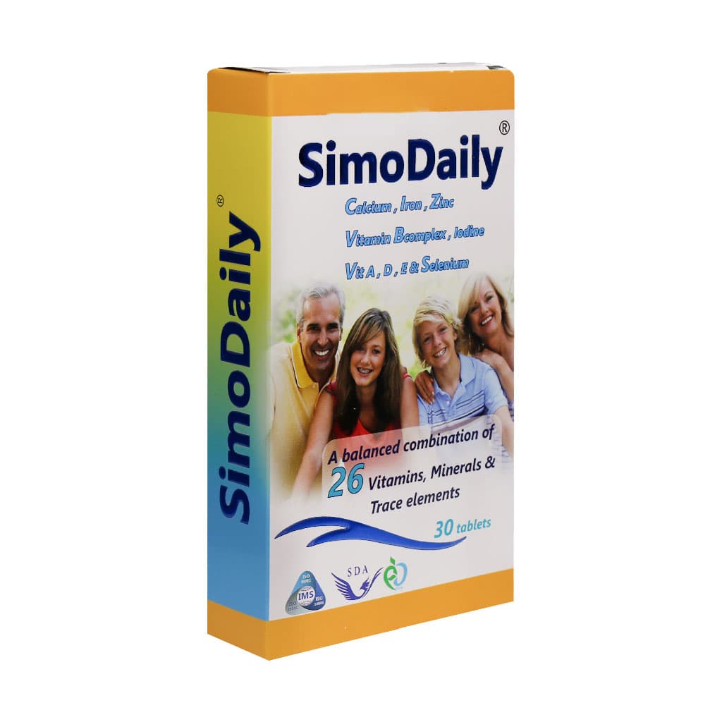 قرص مولتی ویتامین روزانه سیمودیلی سیمرغ دارو عطار