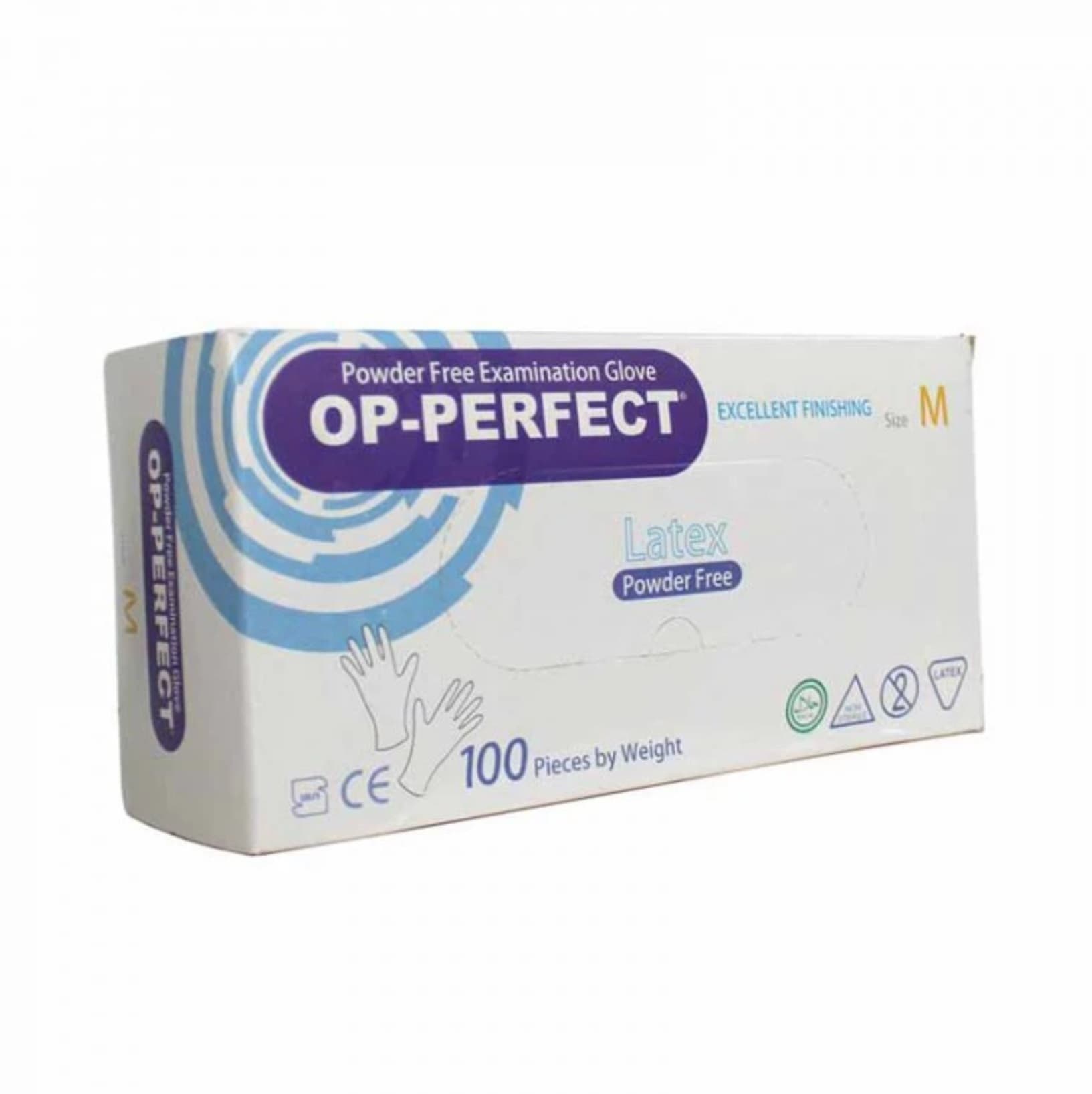 دستکش لاتکس اپی پرفکت سایز مدیوم M بسته 100عددی