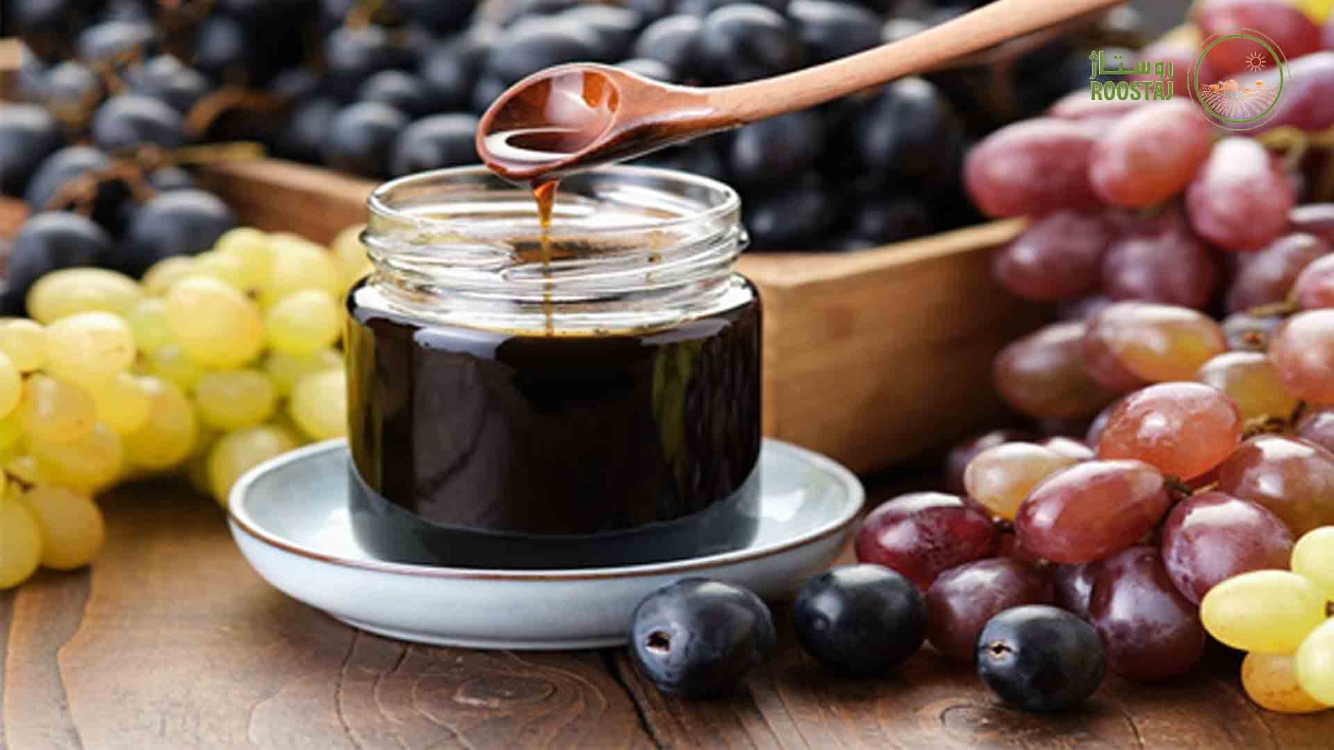 پنج شیره سنتی (انگور+انجیر+توت+خرما+سیب)