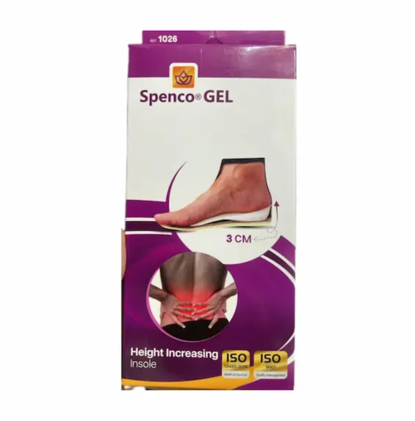 نیم کفی طبی کمر درد ، افزایش قد SPENCO GEL 1026