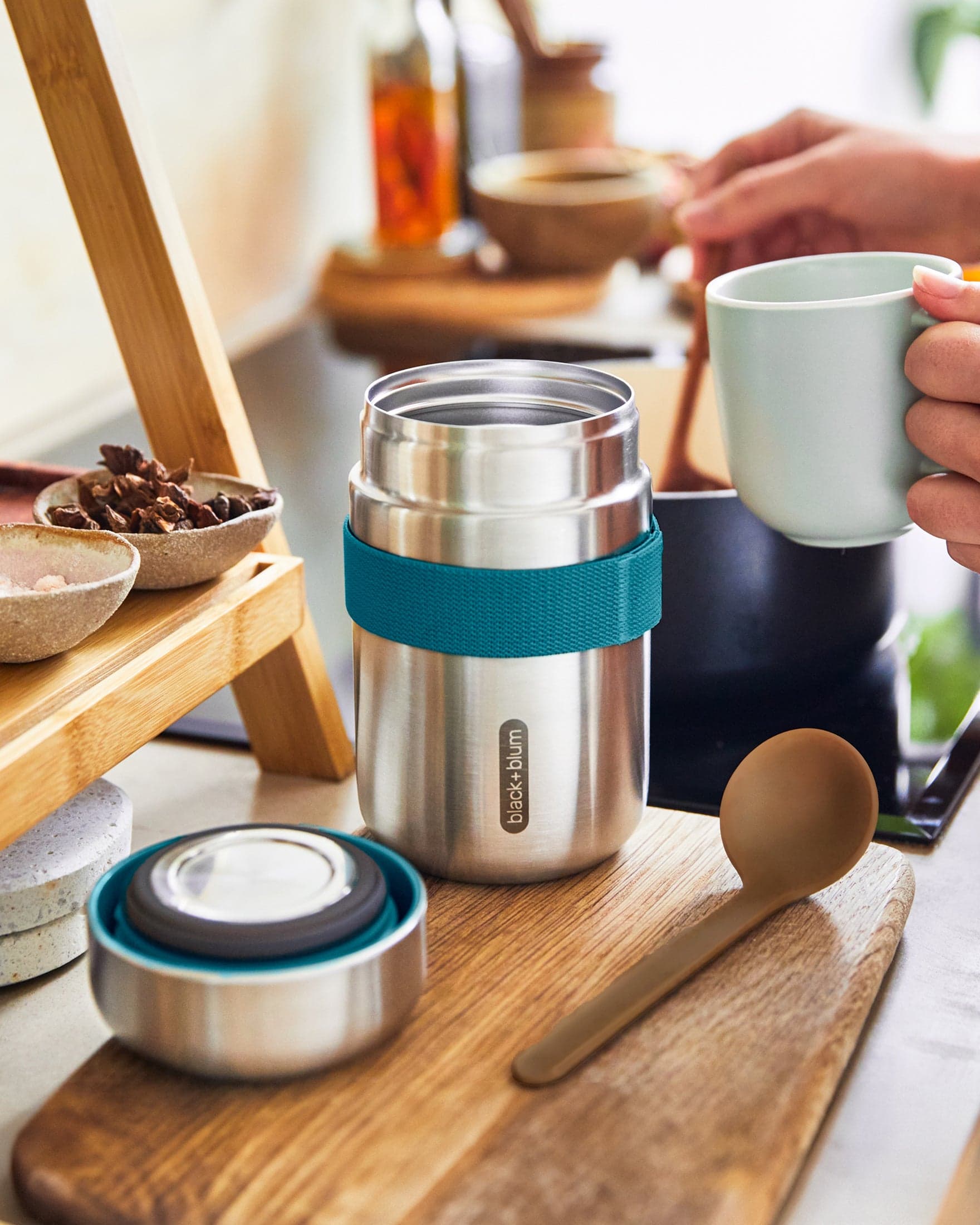 فلاسک غذا | Food Flask 400ml – Ocean — تصویر ۲
