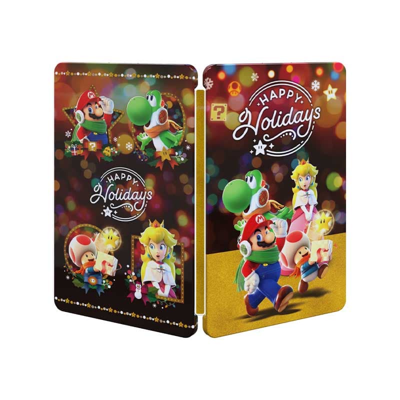 Steelbook سوییچ بازی Super Mario Happy Holidays — تصویر ۲