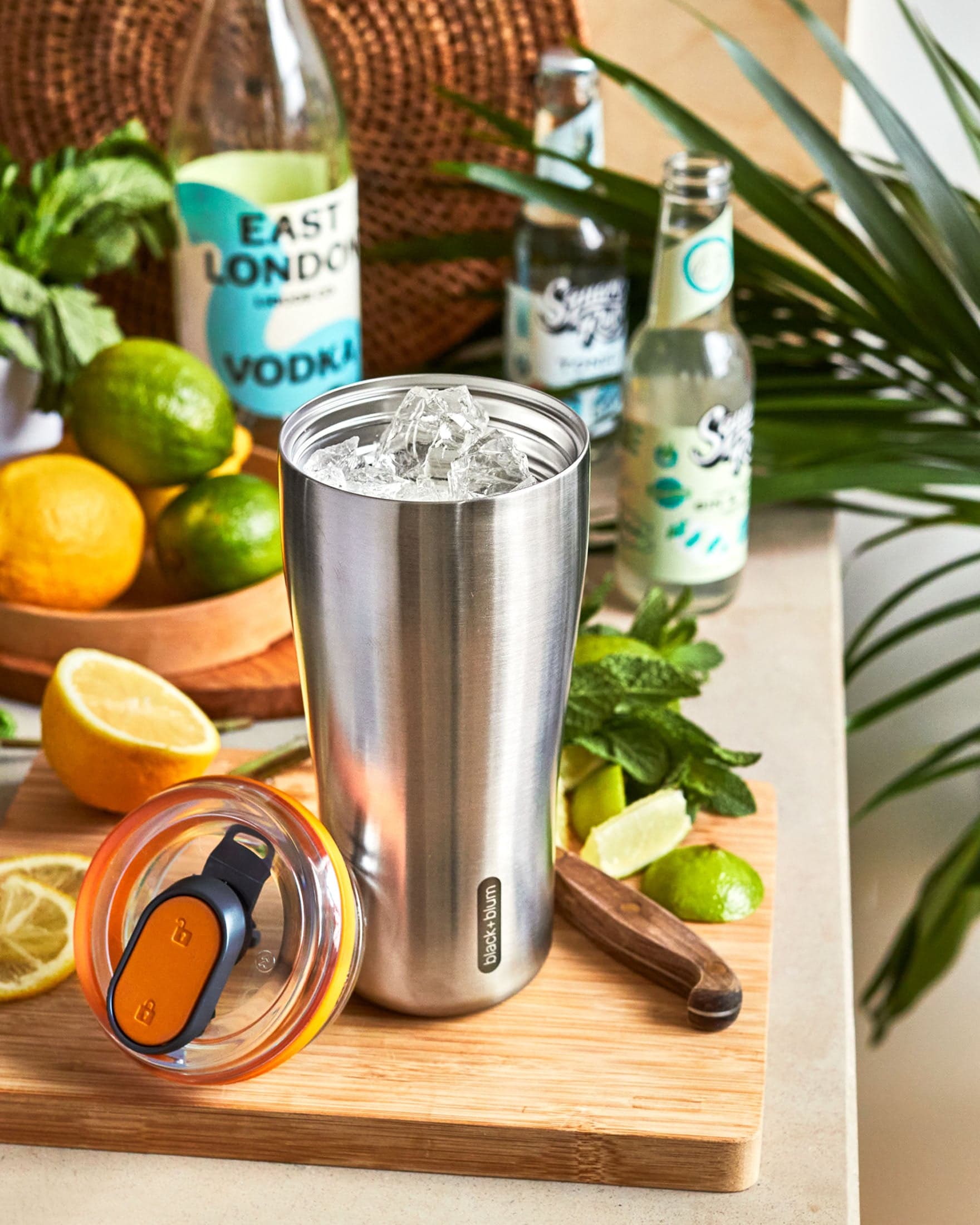 تامبلر سفری عایق‌دار | Insulated Travel Tumbler 600ml – Orange — تصویر ۳