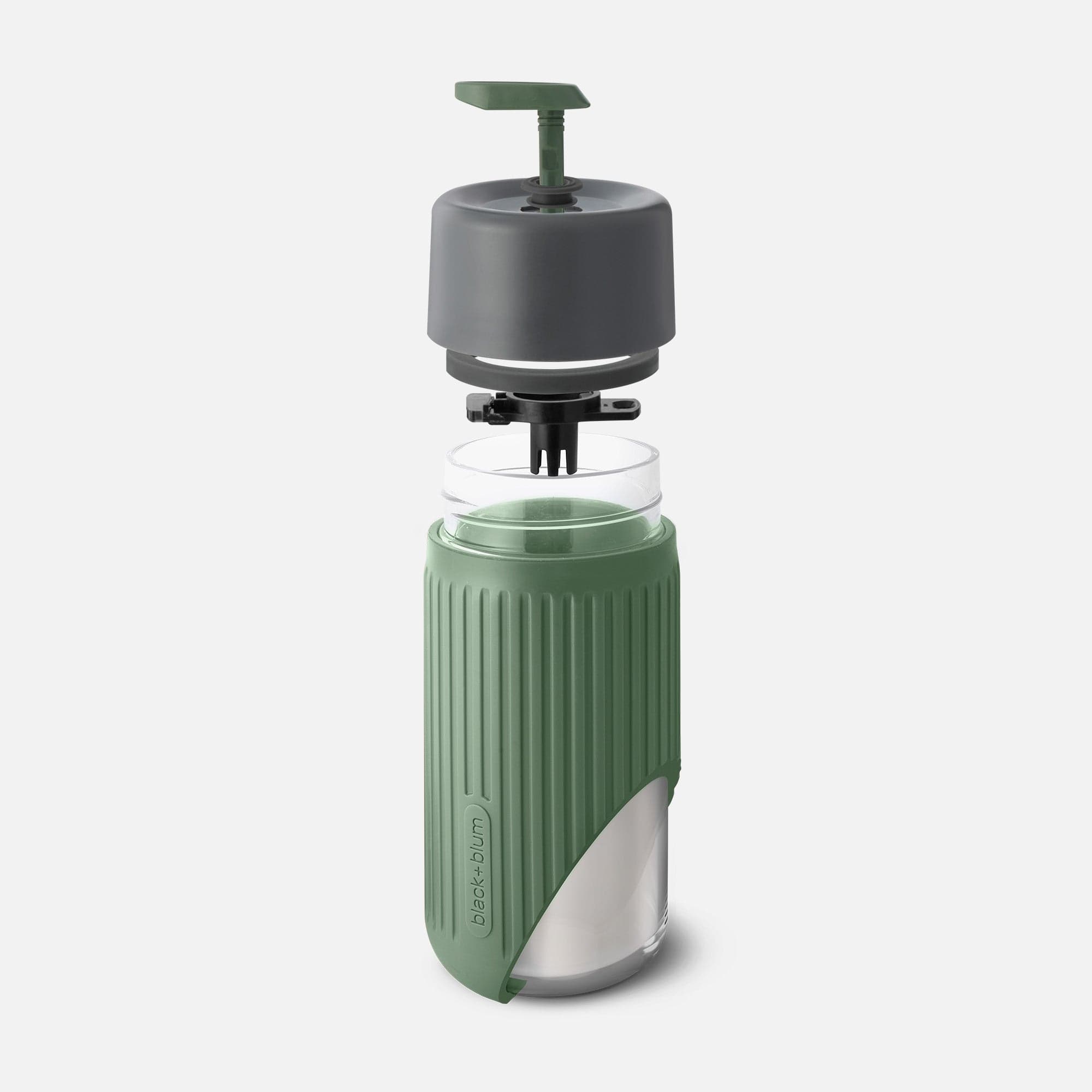 لیوان سفری شیشه‌ای | Glass Travel Cup 340ml – Ocean — تصویر ۴