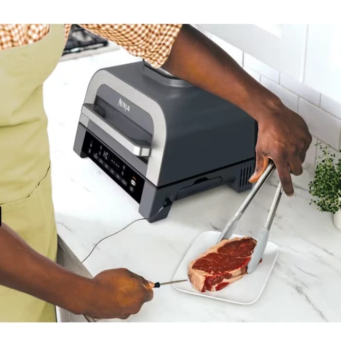 گریل و سرخ‌کن هواپز نینجا فودی XL | Ninja Foodi Smart XL 6-in-1 Indoor Grill &amp; Air Fryer DG551 — تصویر ۴
