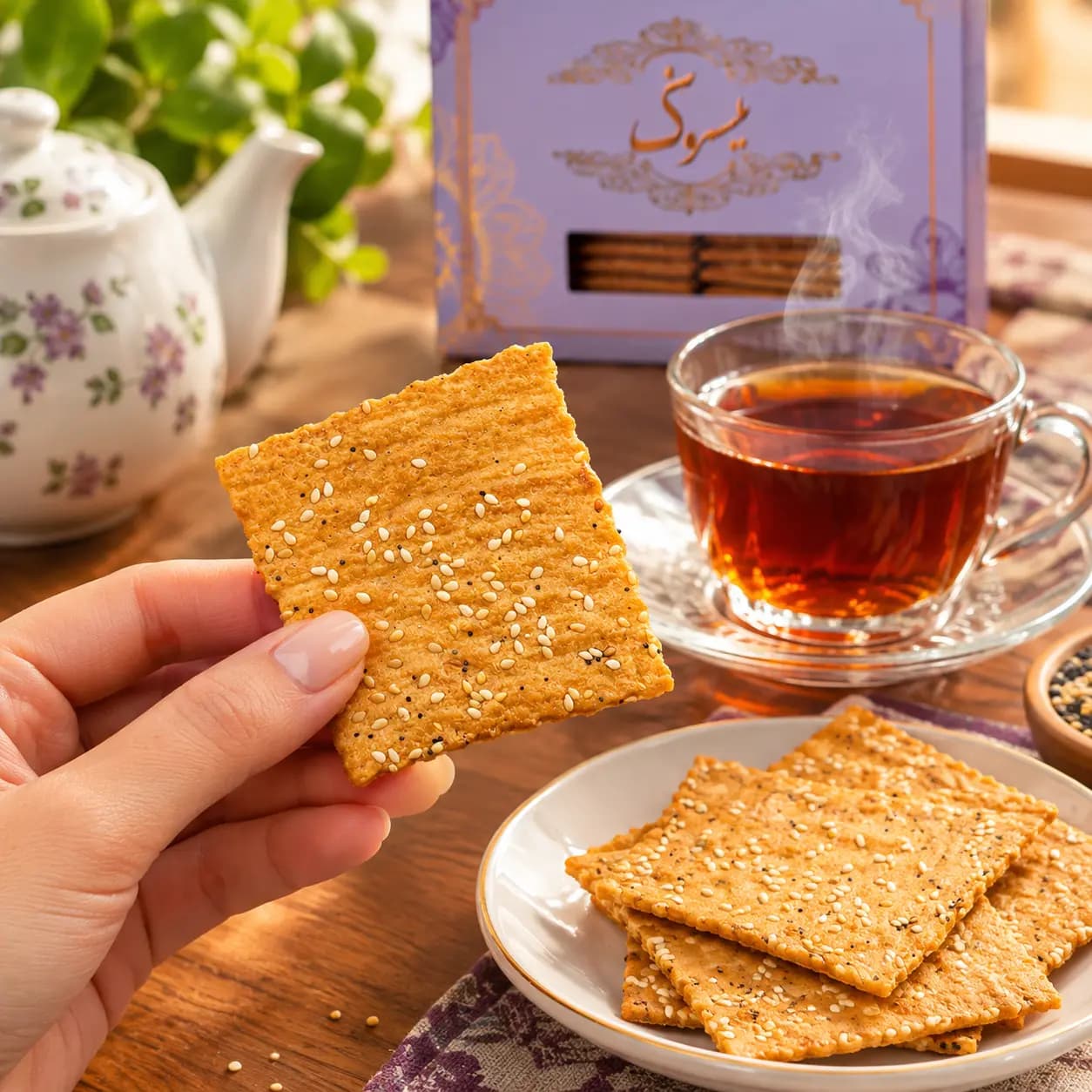 بیسکوئیت برگ رژیمی — تصویر ۵