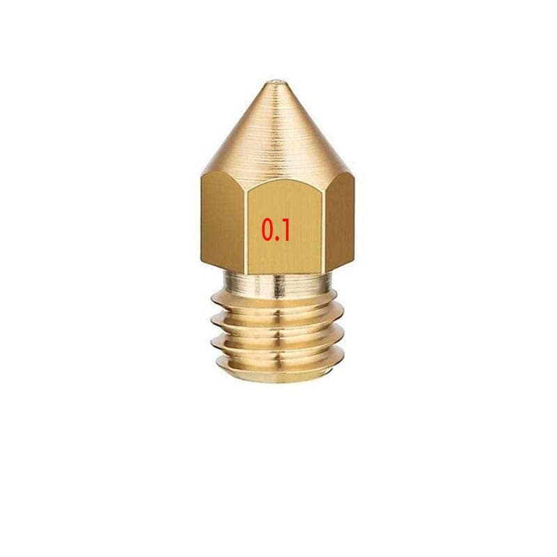 نازل اکسترودر MK8 برنجی 0.1mm پرینتر سه بعدی