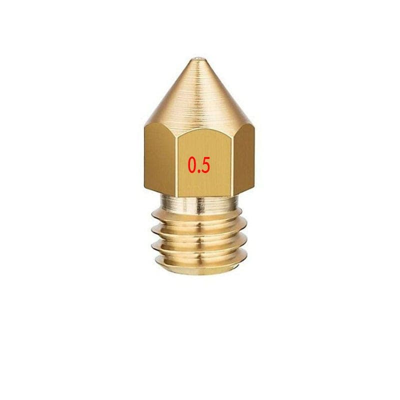نازل اکسترودر MK8 برنجی 0.5mm پرینتر سه بعدی