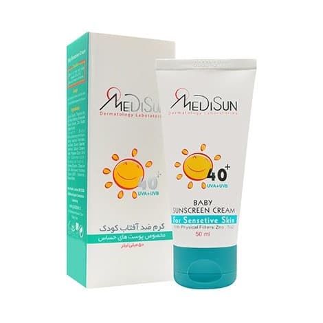 کرم ضد آفتاب کودک مدیسان SPF 40